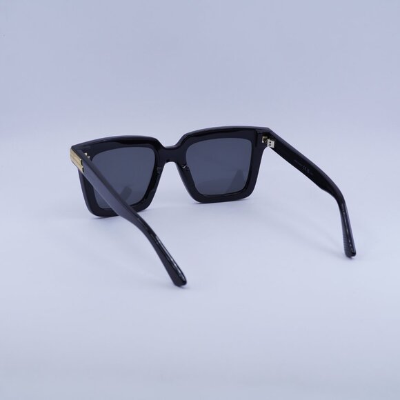 ?️ New Bottega Veneta BV1005S 001 Sunglasses - Black Frame, Grey Lenses main image 12